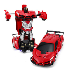 Deformasyon Robot uzaktan kumanda araba elektrikli spor oto modeli yarış rc drift araba işık oyuncak ile çocuk hediye için - Product Image 6