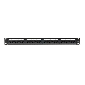 1U 24端口接线板，带6类发光二极管 - Product Image 1