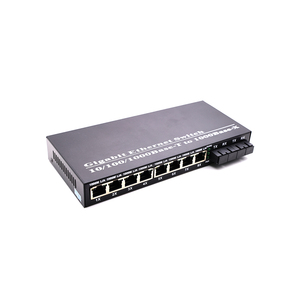 100mbps 6 Fiber 2RJ45 PCBA kurulu SC konektörü tek modlu Simplex 10/100M Ethernet Fiber optik anahtar - Product Image 6