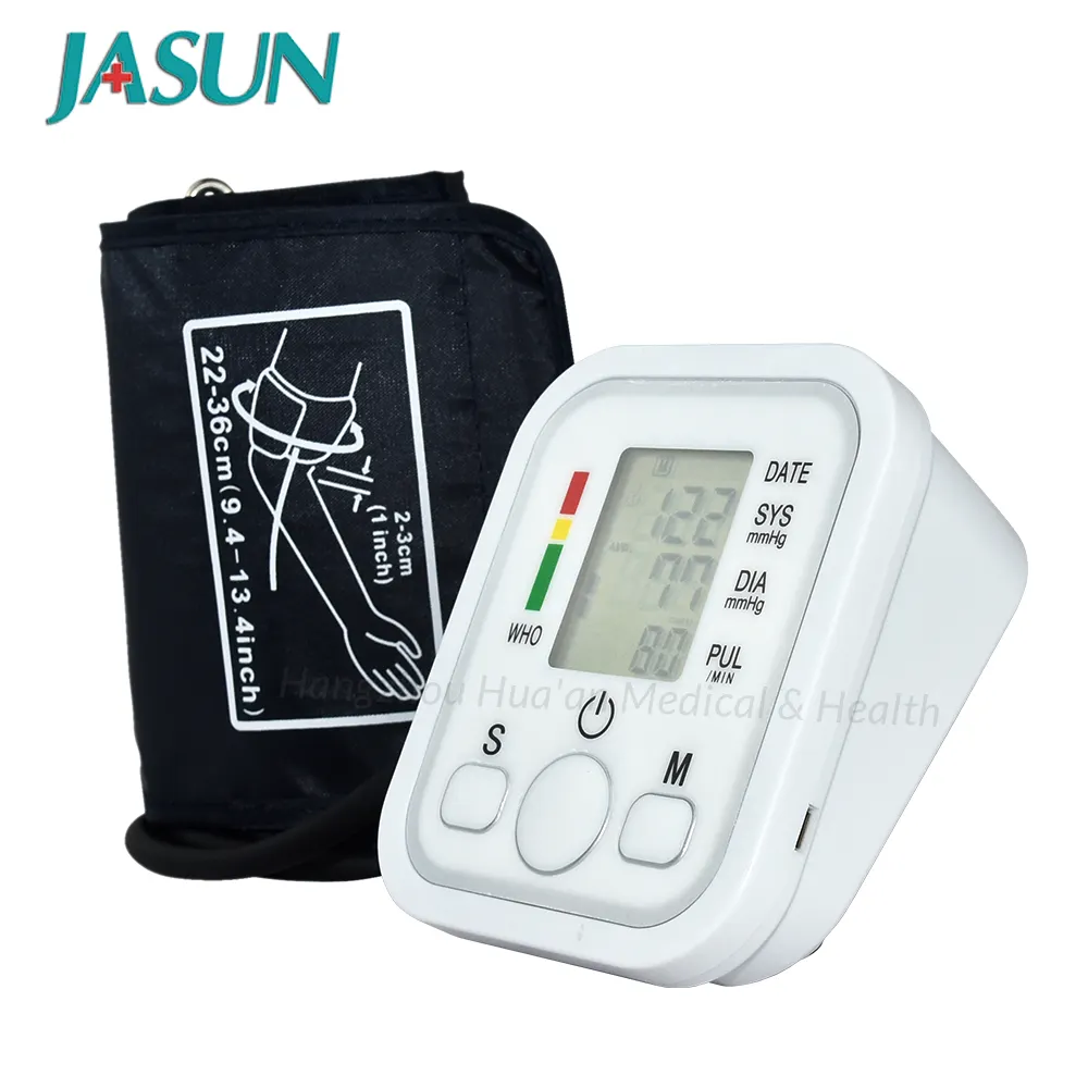 JASUN Medical Electronic Cuff Upper Arm BP Tensiometre Tensiometros Digital Blood Pressure Sphygmomanometer Machine Monitors