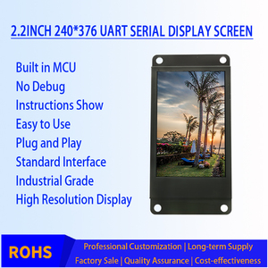 2,2 Zoll 240*376 Bildschirm mit serieller UART-Schnitts telle 4PIN RX TX 2,2 ''TFT-LCD-Anzeige modul Sichtbar im Sonnenlicht TWMF219