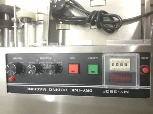 MY - 380F yüksek hızlı mürekkep rulosu kodlayıcı/kodlama makinesi/otomatik sürekli son kullanma tarihi sıcak mürekkep rulo mürekkep rulosu yazıcı