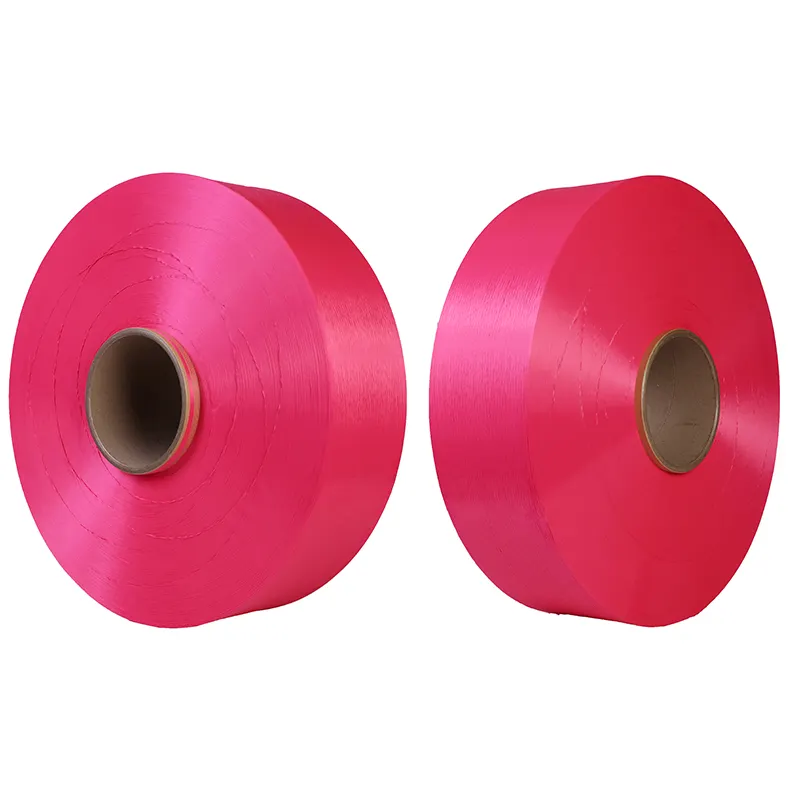 Polyester de filament de ténacité de fibre métallique de fil de couleur de tissu de Offre Spéciale de belle couleur