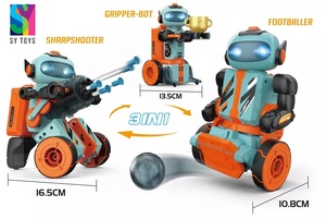 Giocattoli Robot intelligenti intelligenti per bambini telecomando in plastica elettronica per la programmazione - Product Image 3