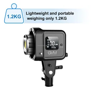 Gvm ไฟมือถือ LED คุณภาพสูง80W SD80D อย่างเป็นทางการพร้อมซอฟต์บ็อกซ์สำหรับใช้ในการถ่ายภาพและวิดีโอการควบคุมแสงแอป - Product Image 3