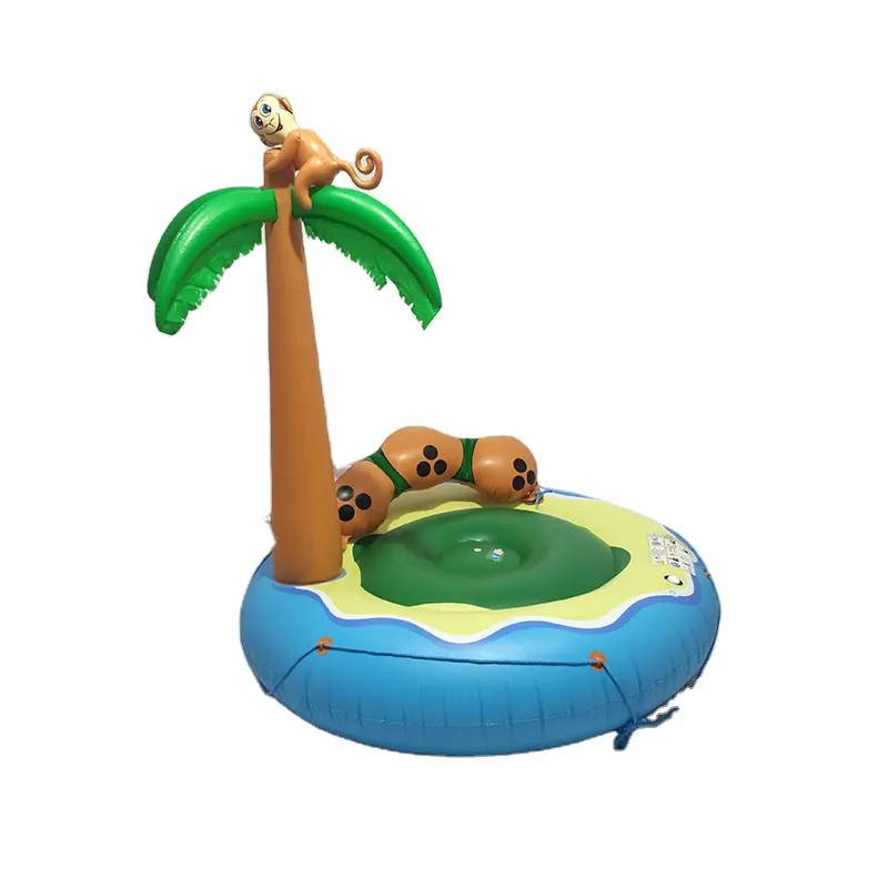 Надувной бассейн с островом пальмы на заказ-158*165 см