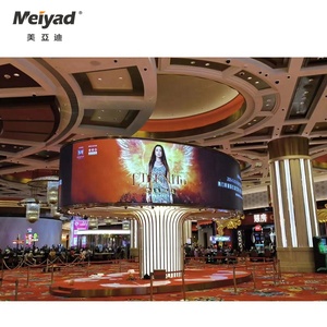 Creative Front Maintenance Flexible HD Soft Led <strong>Module</strong> P1.86 P2 P2.5 P3 Curved Advertising Round <strong>Display</strong> Semi Circle Led Screen - Product Image 5