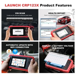 LAUNCH X431 CRP123X OBD2 escáner lector de código automático CRP 123x herramienta de diagnóstico de coche ENG AT ABS SRS WIFI diagnóstico escaneo OBDII - Product Image 4