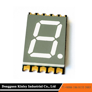 10 mm 0.39 inç tek haneli SMD 7 Segment LED ekran yüzey montaj ekran ortak anot - Product Image 2