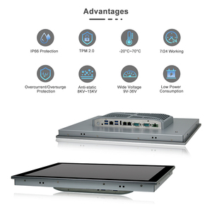 Rugged Industrial <strong>Computer</strong> Intel J1900 X6425E I7 I5 I3 IP66 Waterproof Touch Screen 12 15 17 19 21.5 Inch All in One Panel PC - Product Image 5