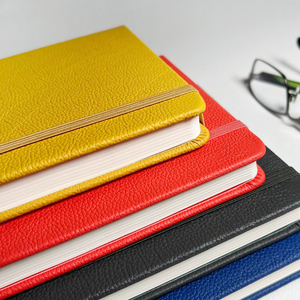 Customizable A5 <strong>Elastic</strong> Strap Journal Diary <strong>Notebook</strong> PU Leather <strong>Notebooks</strong> <strong>with</strong> PVC Cover Custom Brand Logo <strong>Printed</strong> Notepad Name - Product Image 1