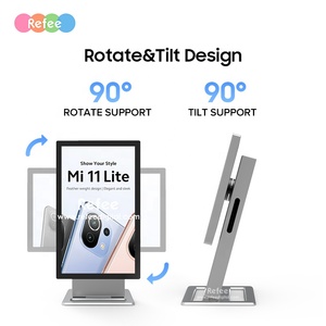 Rifee girevole Android LCD Desktop in piedi Touch Screen Kios tavolo pubblicità giocatore Menu Display digitale - Product Image 3