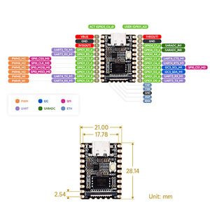 Camera interface Luckfox Pico Mini RV1103 Mini <strong>Linux</strong> Dev Board Module 16-bit 64MB DRAM DDR2 supports GPIO/UART/SPI/I2C/<strong>USB</strong> - Product Image 2