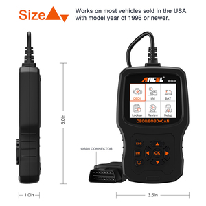 Profesional OBD2 lector de código de Ancel, AD530 automotriz escáner de diagnóstico se aclara los códigos de fallo actualización gratuita OBD 2 herramienta de diagnóstico del coche - Product Image 5