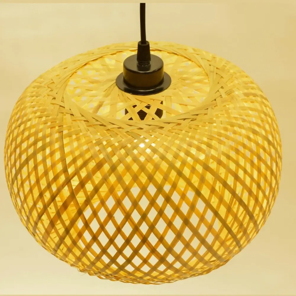 Beste Klassieke Bamboe Lampenkap Bamboe Huisdecor Geweven Lichte Pedant Lampenkap Decoratie Heet Verkopen In Hanglamp
