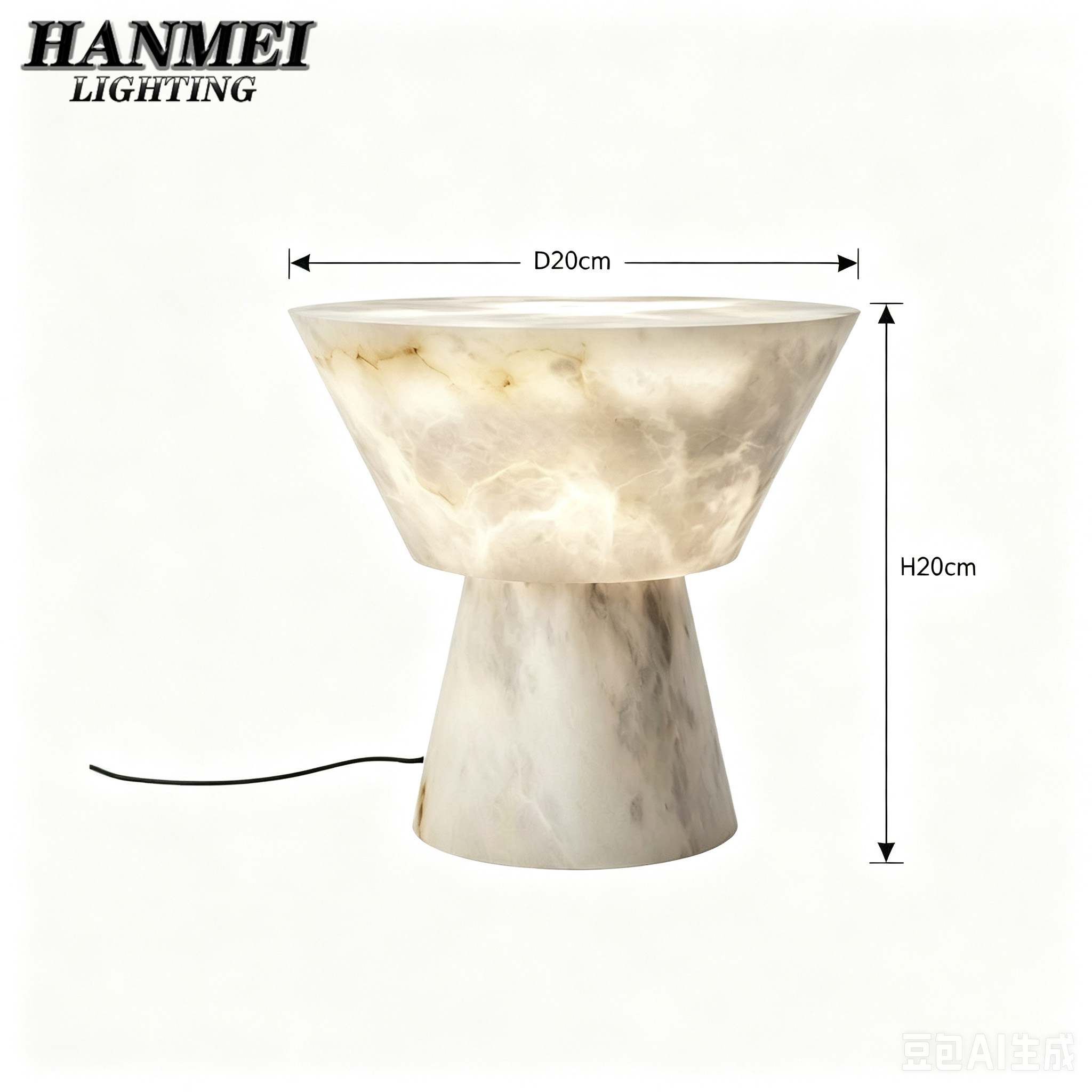 White-B/D20*H20cm