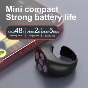 Anello di scorrimento telecomando pagina Turner telefono Bluetooth telecomando per fotocamera Selfie Video registrare musica anello di controllo - Product Image 2