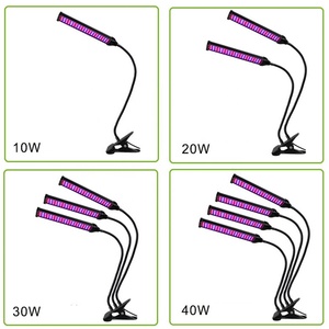 ไฟเรืองแสง LED แบบติด USB ปรับแสงได้20W แบบเต็มสเปกตรัม3โหมดฟังก์ชั่นจับเวลาและปรับได้สำหรับการปลูกพืชในร่ม - Product Image 4