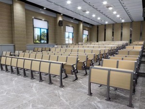 Hörsaal des University College Sitz Universität Computer labor Trapez tisch Klappstuhl für Studenten für Klassen zimmer - Product Image 3