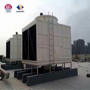 FRP/<strong>SMC</strong>/GRP Industrial Square Cross-flow Cooling Tower High Efficient Water Chilling Condenser With Ventilation Fans