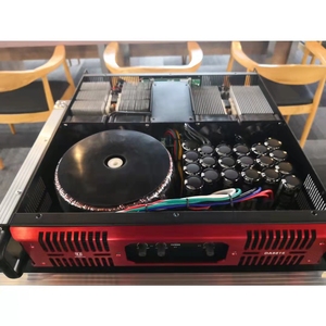 Power amplificador profissional, amplificador de áudio profissional com 2 canais, parâmetros da potência