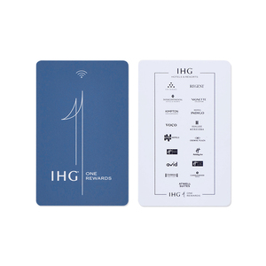 Fudan M1 1k ชิป RFID คีย์การ์ดโรงแรม IHG ONE รางวัลคีย์การ์ดสําหรับล็อค Kaba Saflok ที่ไม่ตั้งโปรแกรม