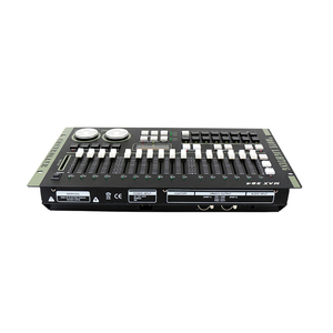 มืออาชีพสูงสุด384 DMX ควบคุมเวทีผลแสง DMX คอนโซลโปรเจคเตอร์ต้นแบบสำหรับ XLR-3นำแสงพาร์บีมดีเจไฟ