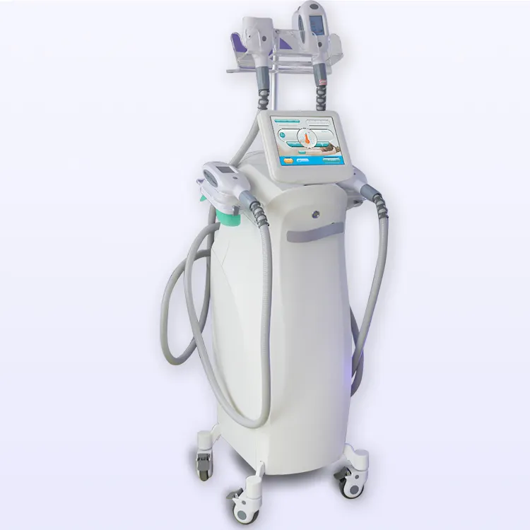 Multifuncional Cryo 5 Cool Handles Fat Removal Chin Cryolipolysis 360 Circundante Cryolipolysis Device Preço