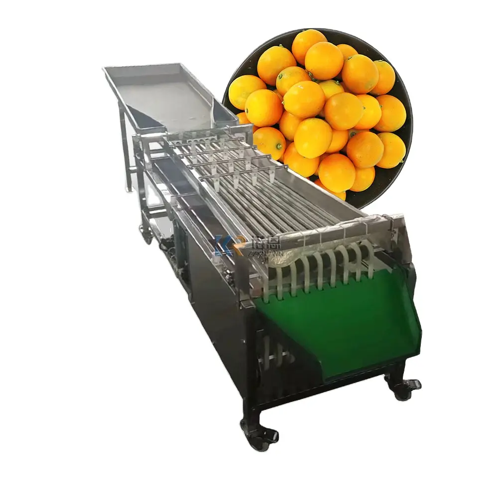 Máquina Industrial de clasificación de frutas, clasificación de tomate, comercial, Granada, clasificador de cereza