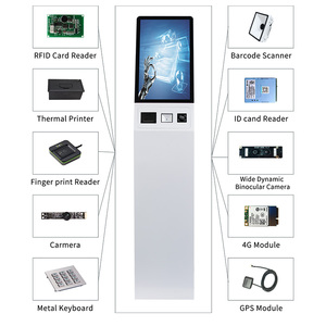 Quiosco táctil con soporte de suelo Android Windows 15,6 21,5 32 pulgadas quiosco de pago de autoservicio con impresora térmica escáner de código QR - Product Image 4