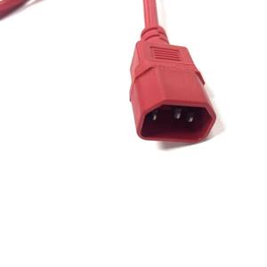 Red Switch Connection Cable C13 to C14 Power Extension Cable Male Female 3 Core AC Power Cord for <strong>Computer</strong> - Product Image 3