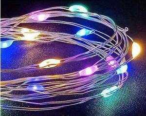 Noel CR2032 pille çalışan Led bakır tel dize peri ışık 2m 20leds noel Decora düğün led dize ışık - Product Image 1