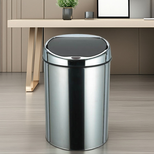 Yüksek kalite ile 3L akıllı yuvarlak sensörlü çöp kutusu çöp kutusu çöp tenekesi çöp kovaları - Product Image 2