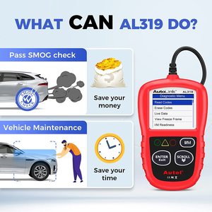 2023新款Autel自动链接Al319汽车Obdii Eobd Obd2诊断工具可编码阅读器，带彩色屏幕Autel Al319 OBD 2扫描仪 - Product Image 3