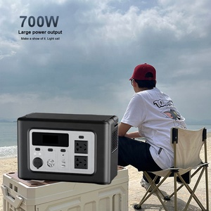 阳光工厂直销多功能户外便携式充电站汽车跳车启动器交流DC 6000毫安时700瓦时300瓦时电源组
