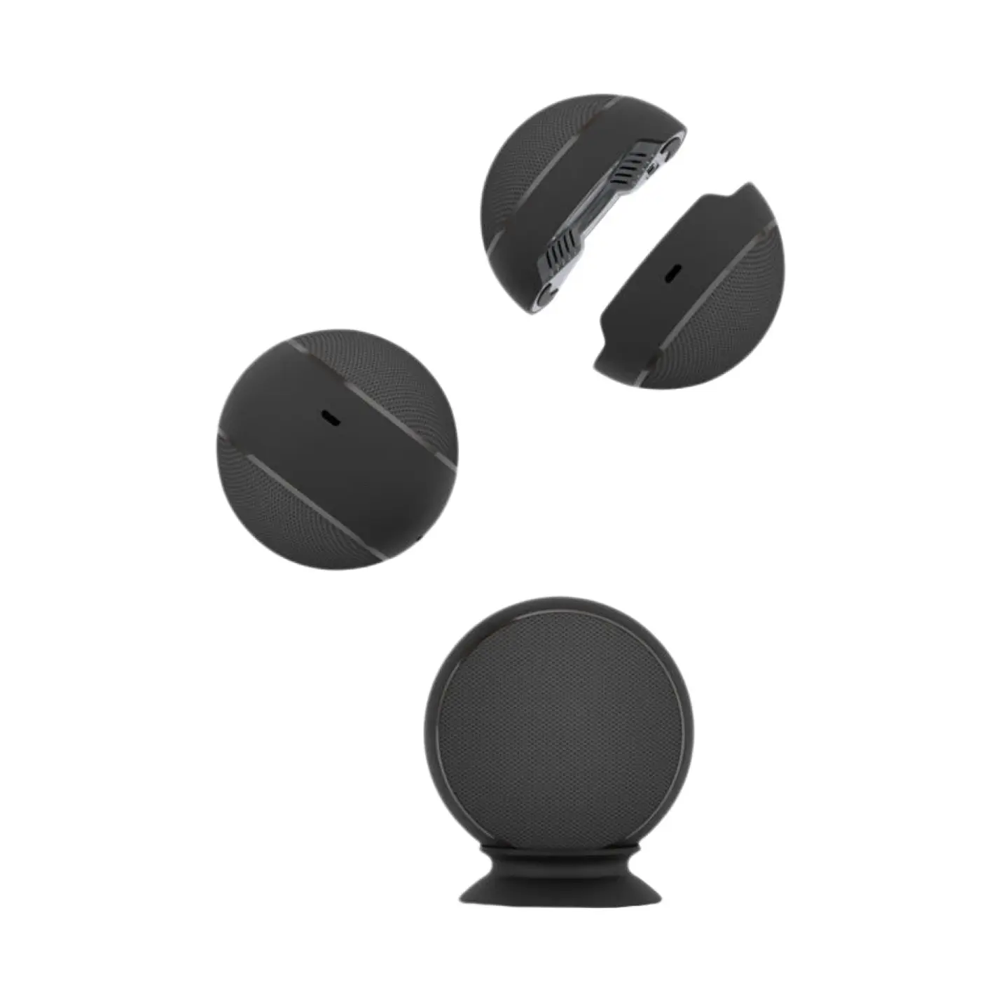 Magic Ball Mini Xách Tay Có Thể Tháo Rời Hình Cầu Âm Thanh Stereo TWS Không Dây Màu Xanh Răng AUX Hình Cầu 3D Loa