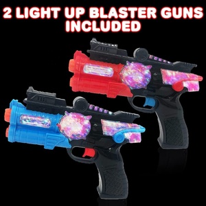 Cool Light up Toy Guns <strong>Space</strong> Blasters Gun with Flashing LEDs and Sound Effects Electric Toy Blaster Gun Set - Product Image 2
