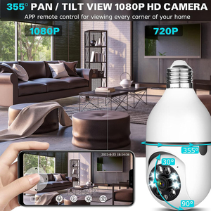 Wireless Indoor Wifi Night Vision Security Protection Surveillance Easy IoT Tuya <strong>Yoosee</strong> V380 ICSee ICAM365 E27 Bulb CCTV <strong>IP</strong>