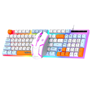 Bàn phím chơi game có dây VON280 RGB <span class=keywords><strong>Chroma</strong></span>, lập trình macro, chống ghosting, tương thích với PC, PS5, PS4, cảm giác cơ học - Product Image 4