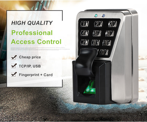 ZK Teco kostenlose Software Metall wasserdicht Außensicherheit intelligent biometrisch Fingerabdruck Türschloss Zugangskontrolle - Product Image 2