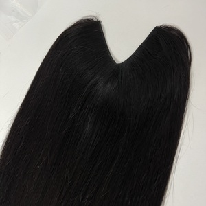 快速运输U形发片角质层对齐欧洲人头马发V部分夹子加长 - Product Image 2