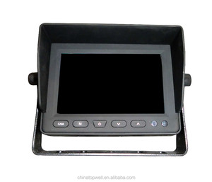 带3个视频输入和遮阳板的5英寸汽车倒车监视器 - Product Image 4