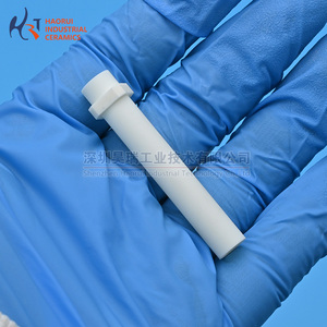 Yüksek hassasiyetli tüp 99 Alumina Al2O3 katı seramik çubuk/özelleştirmek 99% alüminyum oksit seramik koruma yalıtım borusu - Product Image 4