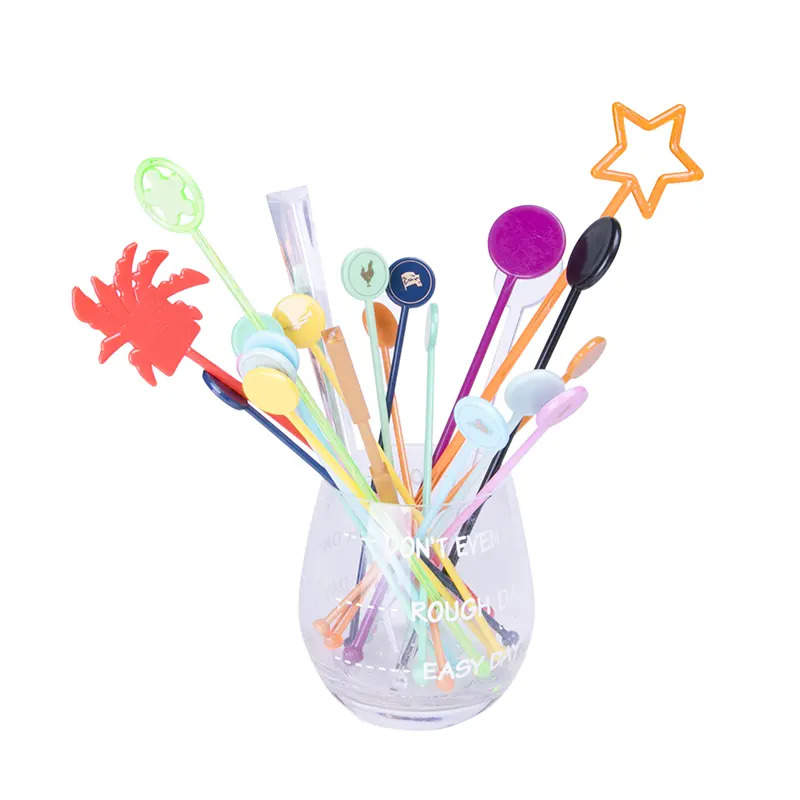 Su misura di plastica Swizzle Sticks e bar picks