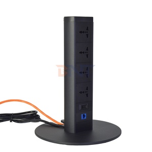 Cable de extensión de alimentación Enchufe de torre de cargador multifunción con interruptor para el hogar/La Oficina