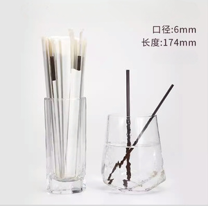 Alta Qualidade Ecológico PLA Descartável Biodegradável Creative Straws para Camping Creative Straws Modeling