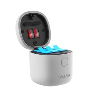 TELESIN For Allin Box 3 In 1 Type Cリチウム電池充電器HERO9用USBポータブル電池充電器 - Product Image 4