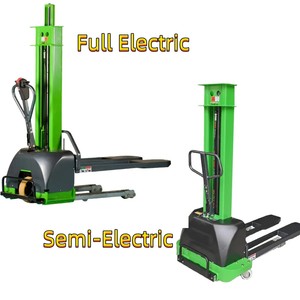 Multifunktion aler elektrischer Höhen stapler Tragbarer elektrischer Gabelstapler zum Laden Entladen Selbst heben der Stapler - Product Image 3