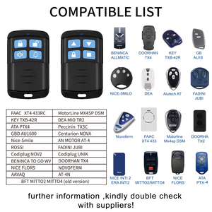 Waterproof rf Signal Copier Transmitter 433/315MHz Wireless Cloner for auto Door, Instant Clone &amp; 50m Long Range Transmitter - Product Image 4