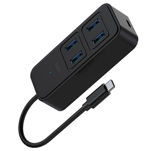 Fabrika USB genişletici dört-<span class=keywords><strong>port</strong></span> Hub3.0 bir sürükle dört yüksek hızlı Splitter tip-c USB3.0 Hub